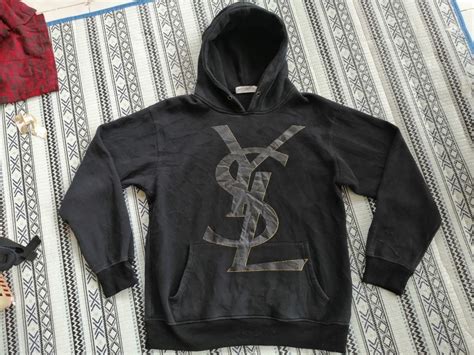 ysl embroidered bootleg hoodie|Mehr.